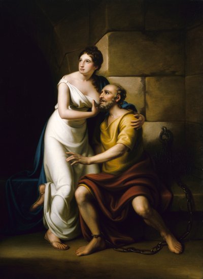 ローマの娘、1811年。 作： Rembrandt Peale