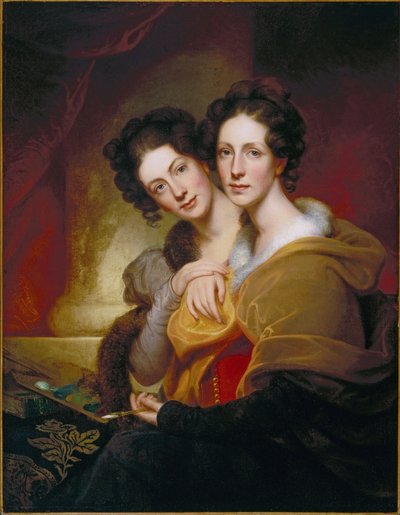姉妹（エレノアとロサルバ・ピール） 作： Rembrandt Peale