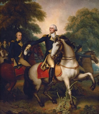 Washington vor Yorktown 作： レンブラント・ピール
