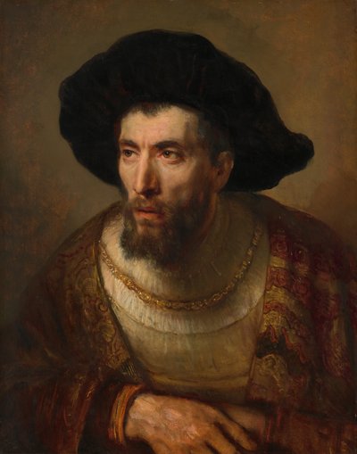 哲学者、c。 1653. 作成者: レンブラント ワークショップ、ウィレム ドロスト。 作： Rembrandt Workshop