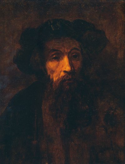 帽子をかぶったひげを生やした男、1657、1903 作： Rembrandt van Rijn