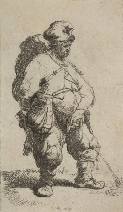 水を作る男, 1630., 1630. 作： Rembrandt van Rijn