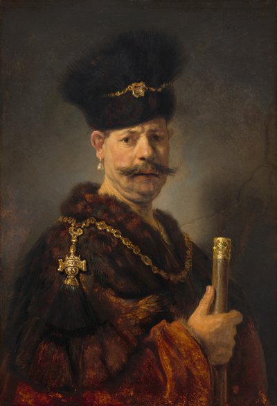 ポーランドの貴族 作： Rembrandt van Rijn