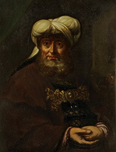ラビ（ハンセン病を患ったキング・ウジヤ）、1764-85年 作： Rembrandt van Rijn