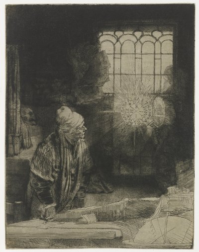 彼の研究の学者 彼の研究の学者 作： Rembrandt van Rijn