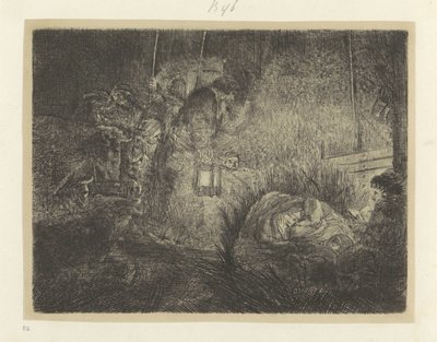 Aanbidding der herders: nachtstuk 原画集85点（連載タイトル） 作： Rembrandt van Rijn