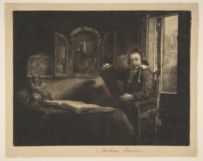 アブラハムフランシス、アポセカリー、ca。 1656年。 作： Rembrandt van Rijn