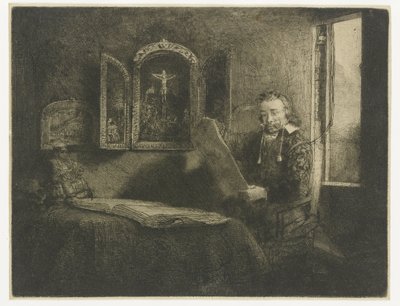 アブラハム・フランセン、薬剤師 作： Rembrandt van Rijn