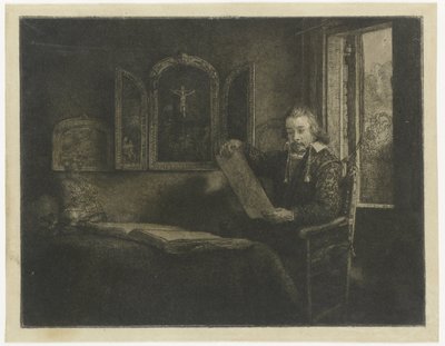 アブラハム・フランセン、薬剤師 作： Rembrandt van Rijn