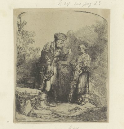 イザックのアブラハム 原画集85点（連載タイトル） 作： Rembrandt van Rijn