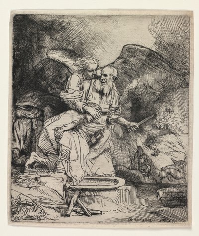 アブラハムの犠牲 作： Rembrandt van Rijn