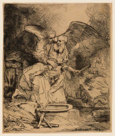アブラハムの犠牲 作： Rembrandt van Rijn