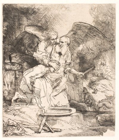 アブラハムの犠牲 作： Rembrandt van Rijn