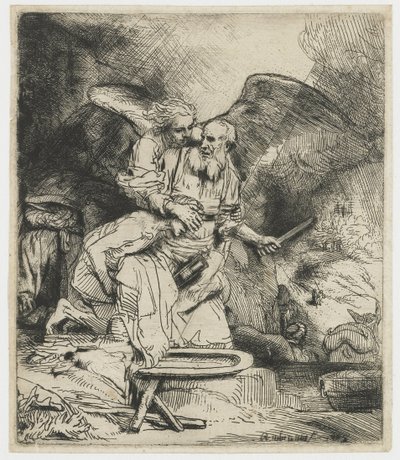 アブラハムの犠牲 作： Rembrandt van Rijn