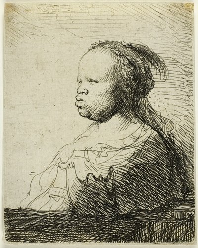 アフリカの女性 作： Rembrandt van Rijn