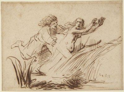 アポロとダフネ 作： Rembrandt van Rijn