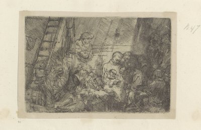 Besnijdenis in de stal 原画集85点（連載タイトル） 作： Rembrandt van Rijn