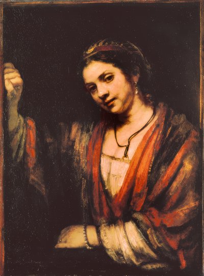 Hendrickje Stoffelsの肖像 作： Rembrandt van Rijn