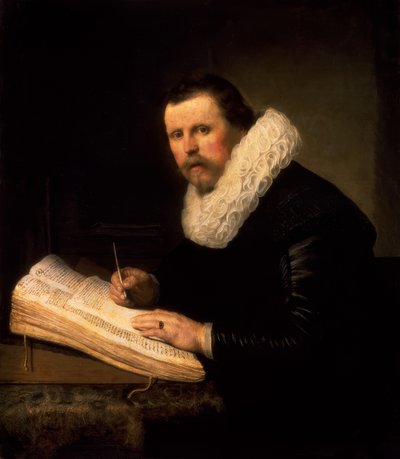 学者の肖像 作： Rembrandt van Rijn