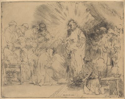 使徒たちに現れたキリスト, 1656., 1656. 作： Rembrandt van Rijn