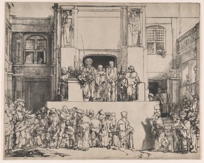 人々に差し出されたキリスト, 1655., 1655. 作： Rembrandt van Rijn