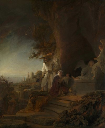 キリストがマグダラのマリアに現れた Noli me tangere、1638 年。 作： Rembrandt van Rijn