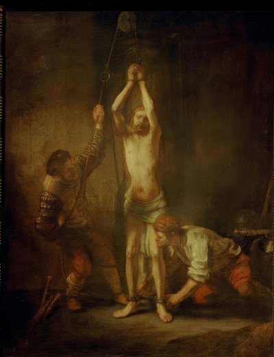 惨劇の列のキリスト 作： Rembrandt van Rijn