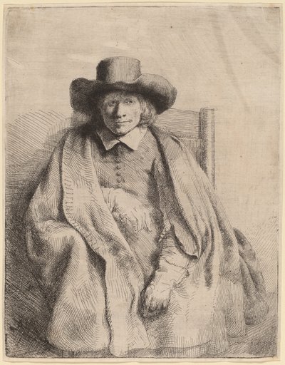 クレメント・デ・ジョンヘ 作： Rembrandt van Rijn