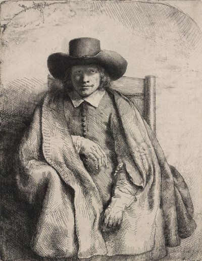 クレメント・ド・ジョンヘ、1651年。 作： Rembrandt van Rijn