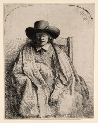 Clement de Jonghe、プリントセラー 作： Rembrandt van Rijn