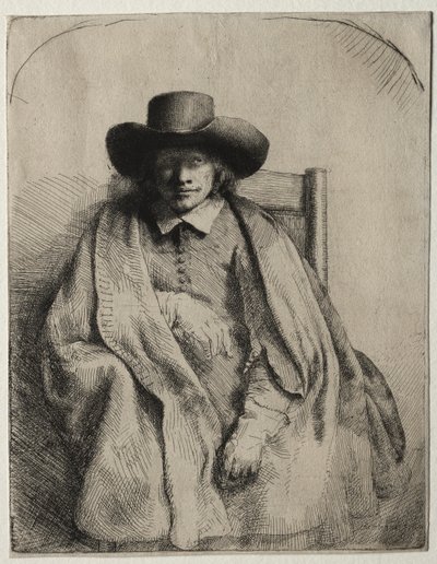 Clement de Jonghe、プリントセラー 作： Rembrandt van Rijn