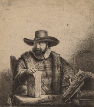 コルネリス・クラエス・アンスロー、1641年。 作： Rembrandt van Rijn