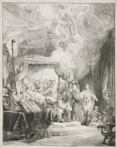 処女の死 作： Rembrandt van Rijn