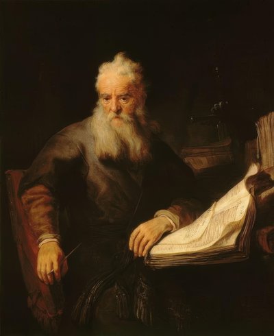 使徒パウロ 作： Rembrandt van Rijn