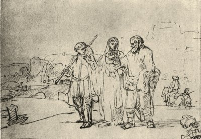 エマオへの散歩 作： Rembrandt van Rijn