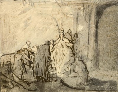 悔い改めたユダ 作： Rembrandt van Rijn