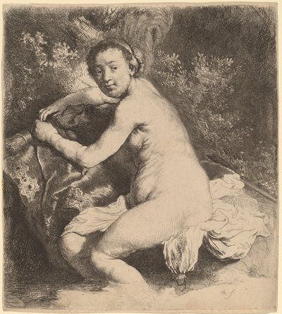 お風呂のダイアナ 作： Rembrandt van Rijn