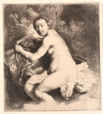 お風呂のダイアナ 作： Rembrandt van Rijn