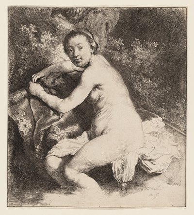 お風呂のダイアナ 作： Rembrandt van Rijn