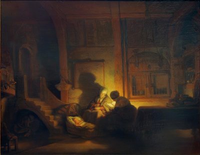 聖家族 作： Rembrandt van Rijn