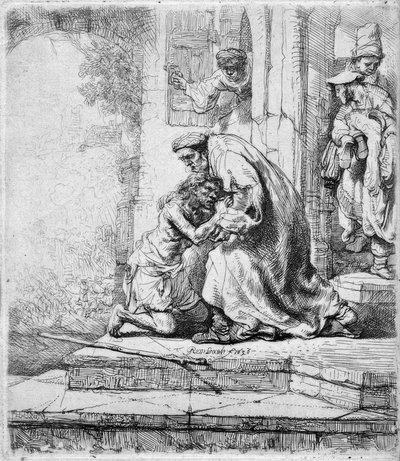 放蕩息子の復活 作： Rembrandt van Rijn