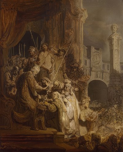 男を見よ。 1634 作： Rembrandt van Rijn