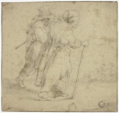 老夫婦 作： Rembrandt van Rijn