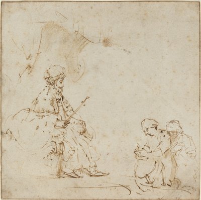 アハシュエロスの前のエステル 作： Rembrandt van Rijn