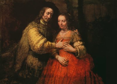 アイザックとリベカ 作： Rembrandt van Rijn