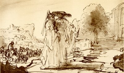 ジェイコブとレイチェル 作： Rembrandt van Rijn