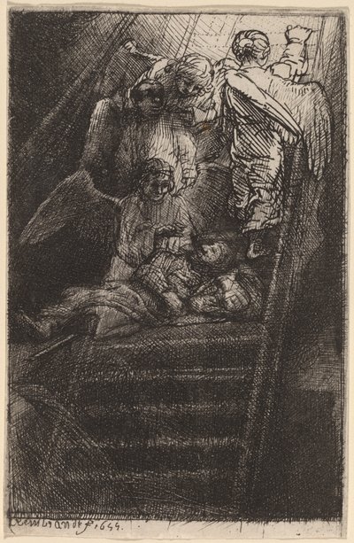 ヤコブのはしご 作： Rembrandt van Rijn