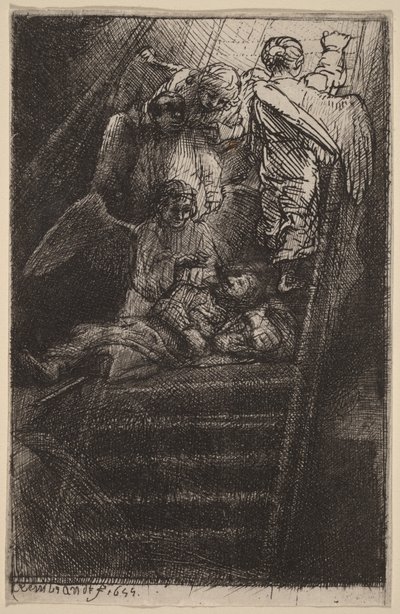ヤコブの梯子 作： Rembrandt van Rijn