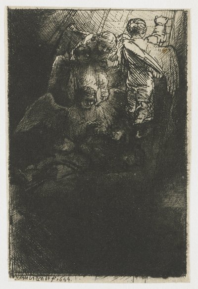ヤコブのはしご 作： Rembrandt van Rijn