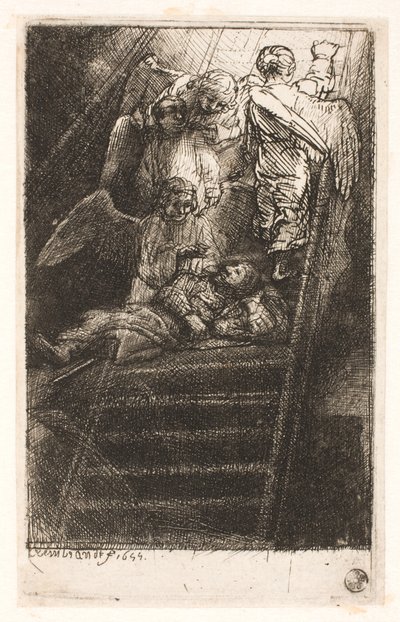 ヤコブの梯子 作： Rembrandt van Rijn